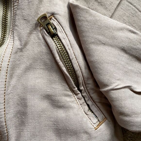 Lucky Brand jacket. Size XS. Good condition. Linen/rayon blend. - Picture 4 of 9